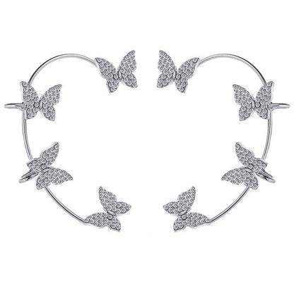 The Faye Butterfly Cuff Earrings