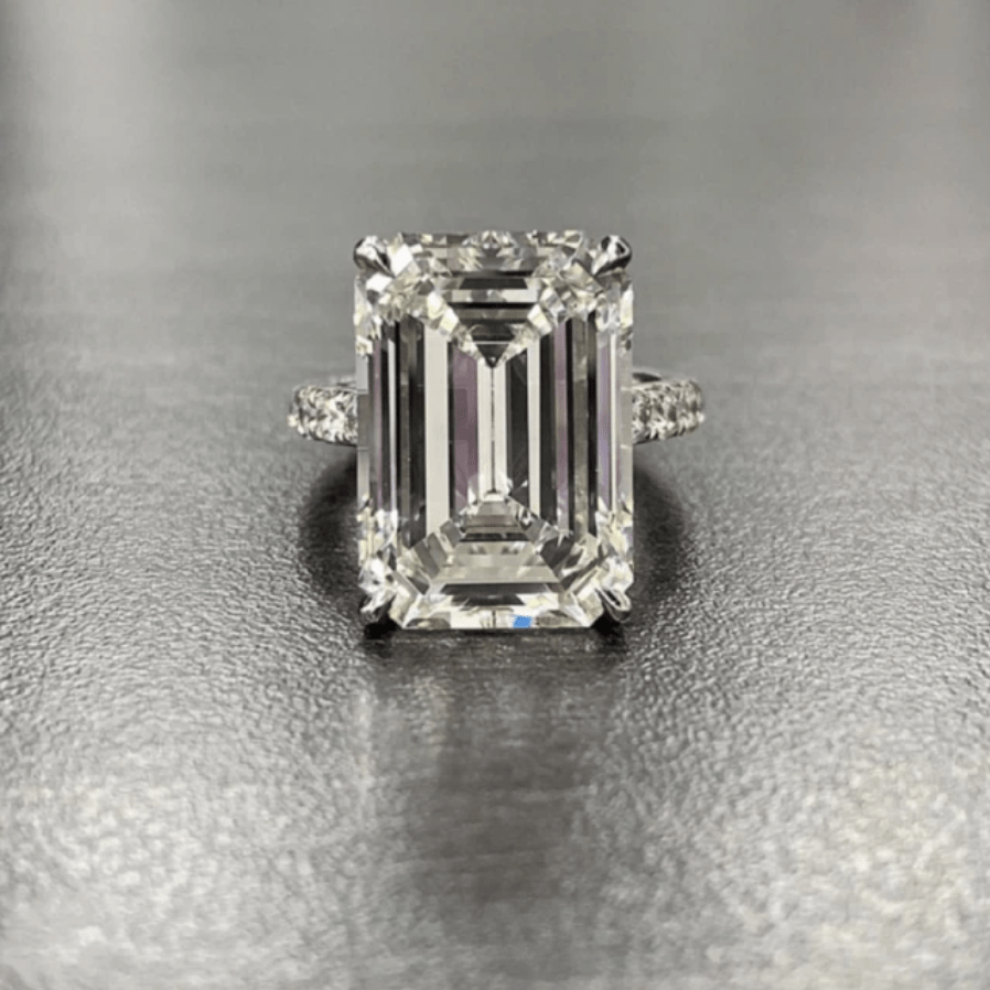 The Sophia Emerald Cut Ring