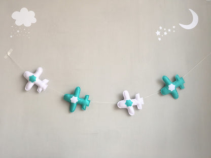 INS new Nordic style felt airplane hanging wall decoration photography props children's house children's clothing store