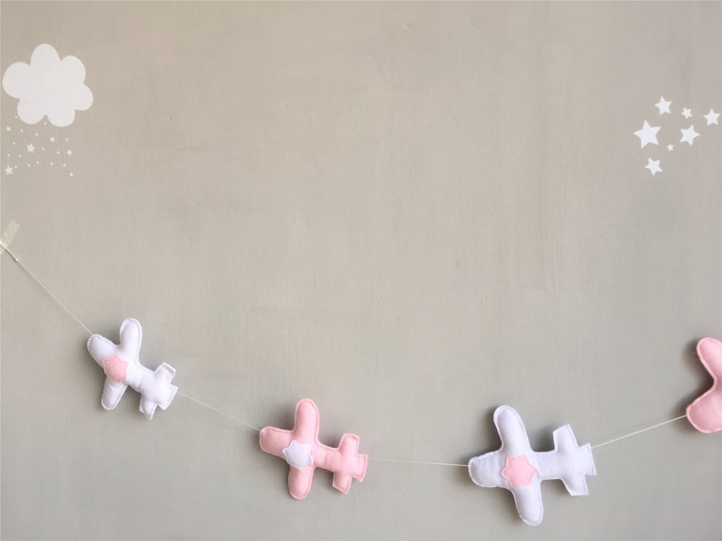 INS new Nordic style felt airplane hanging wall decoration photography props children's house children's clothing store