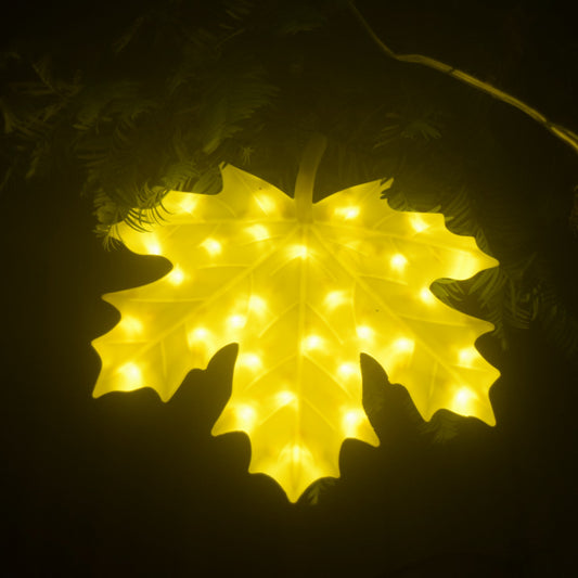 LED Maple Light LED Lighting Model Light Smile Pendant Spring Light Dress Accessories Ginkgo Leaf Light Light Strings