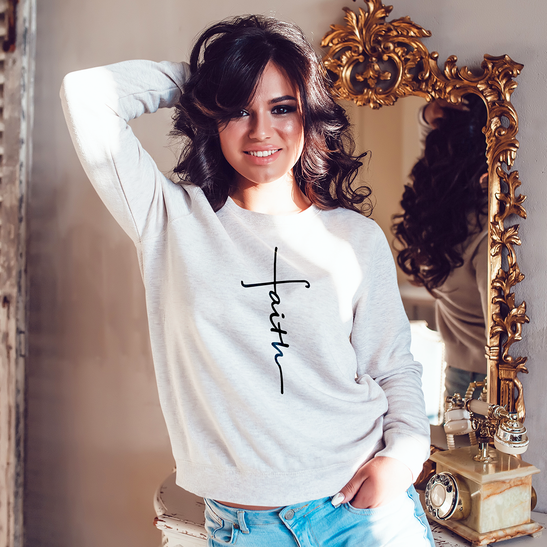 Faith Cross Sweatshirt