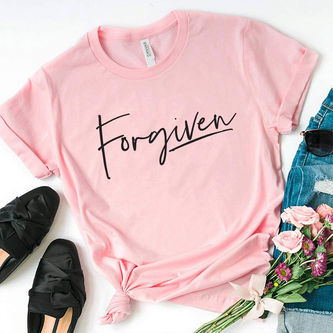 Forgiven Script Tee