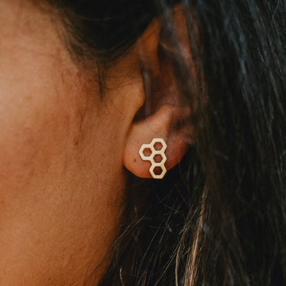 Honeycomb Earrings