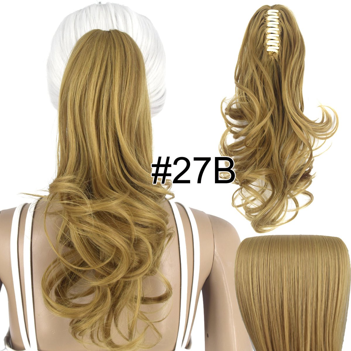 Wavy Claw Clip in Ponytail Hair Extensions